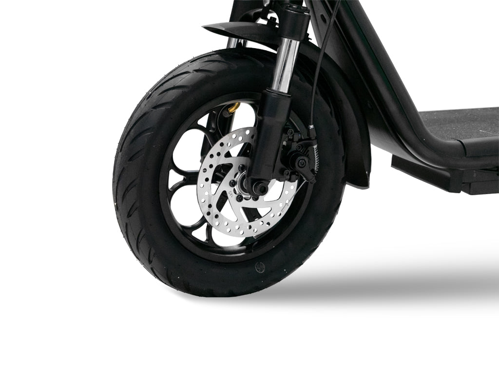 CRONY JL005-02 Small Harley Electric Scooter Disc Brakes Front Suspension E-bike