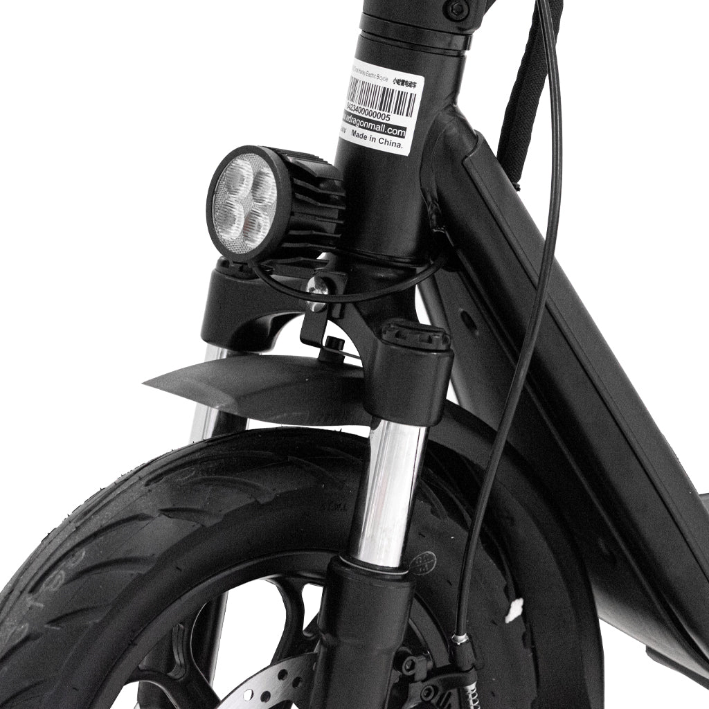 CRONY JL005-02 Small Harley Electric Scooter Disc Brakes Front Suspension E-bike