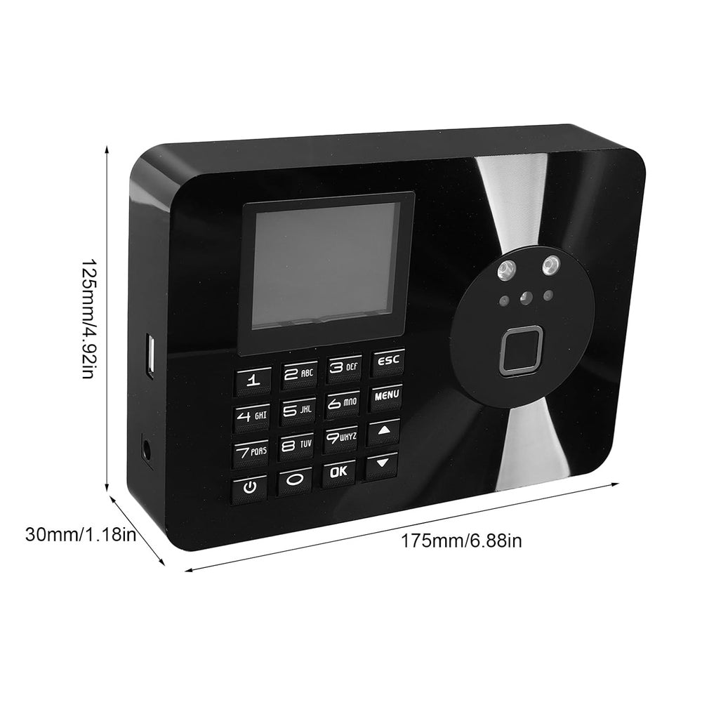 CRONY X3 Face time machine Fingerprint Time Attendance Machine 2.8in Color Screen Inductive High Accuracy 500DPI Fingerprint Time Clock