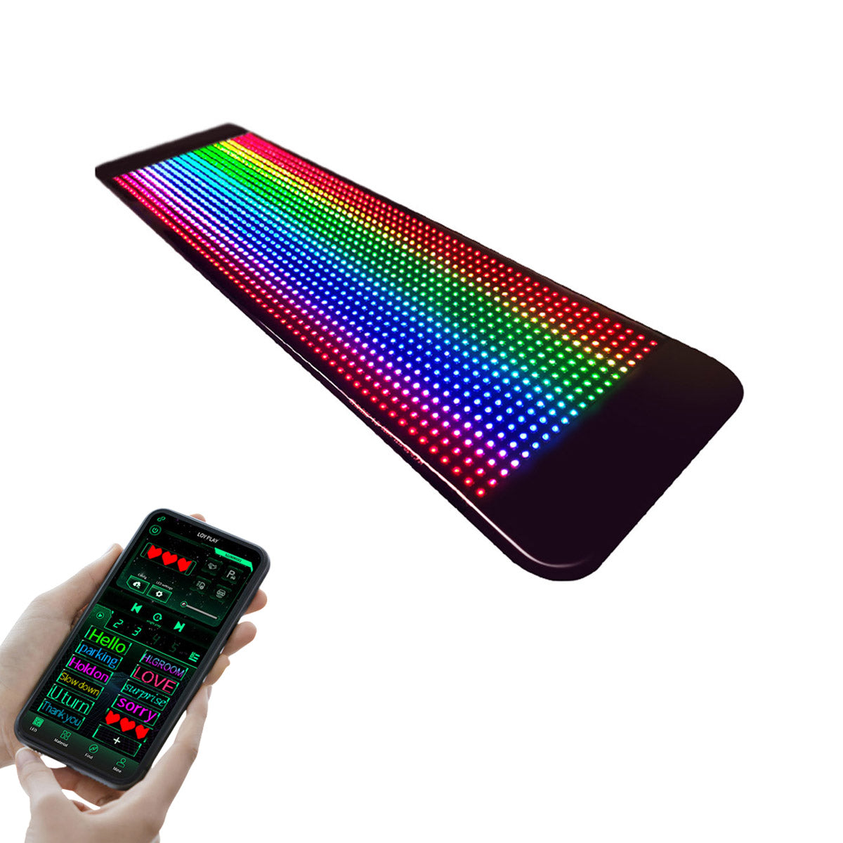 CRONY K6 35-11Cm K7 500*110mm K12 120-600mm Car remote control DIY display LED Advertising Display Board