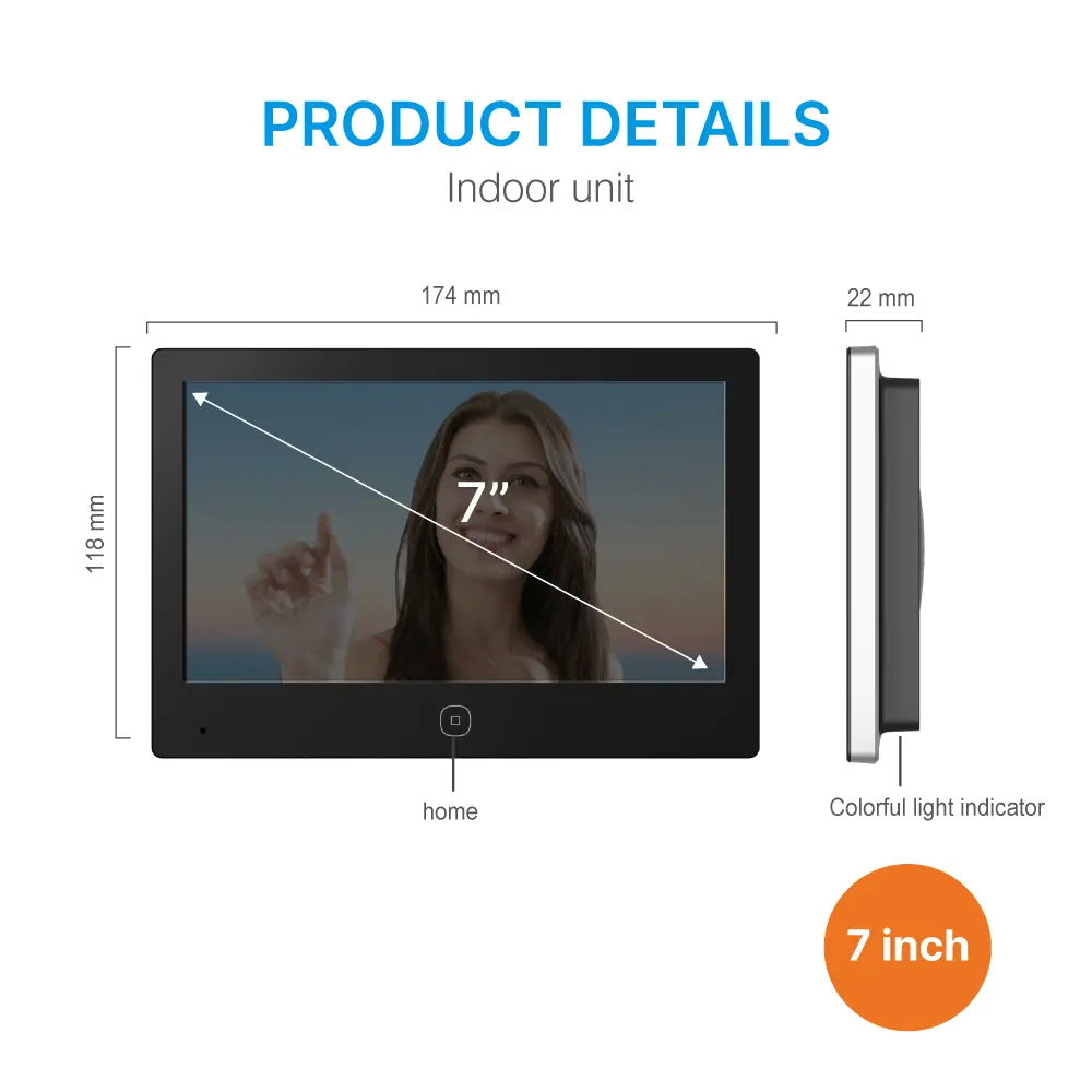 CRONY RL-DX7FR Face Characteristic Value Video Doorphone