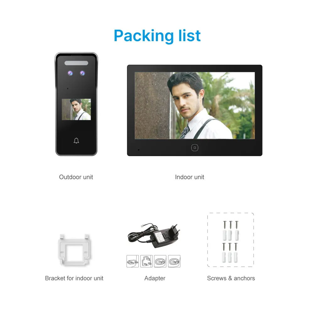 CRONY RL-DX7FR Face Characteristic Value Video Doorphone
