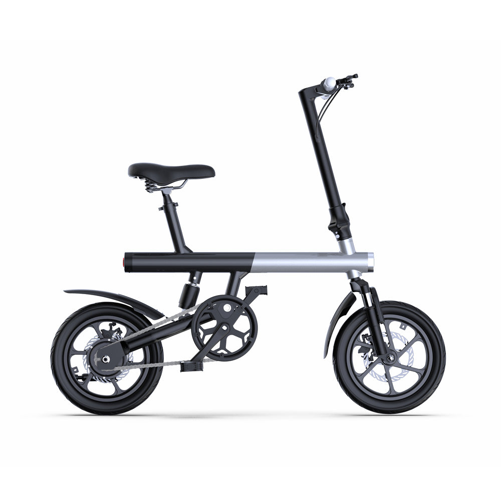 CRONY C4 Folding Electric Bicycle 350W Motor Front/Rear Disc Brakes LCD Display