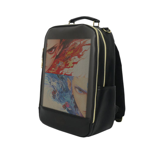 CRONY  LED display backpack T8-2  Novelty Smart Style Laptop Backpack Creative Christmas Gift School Bag 2