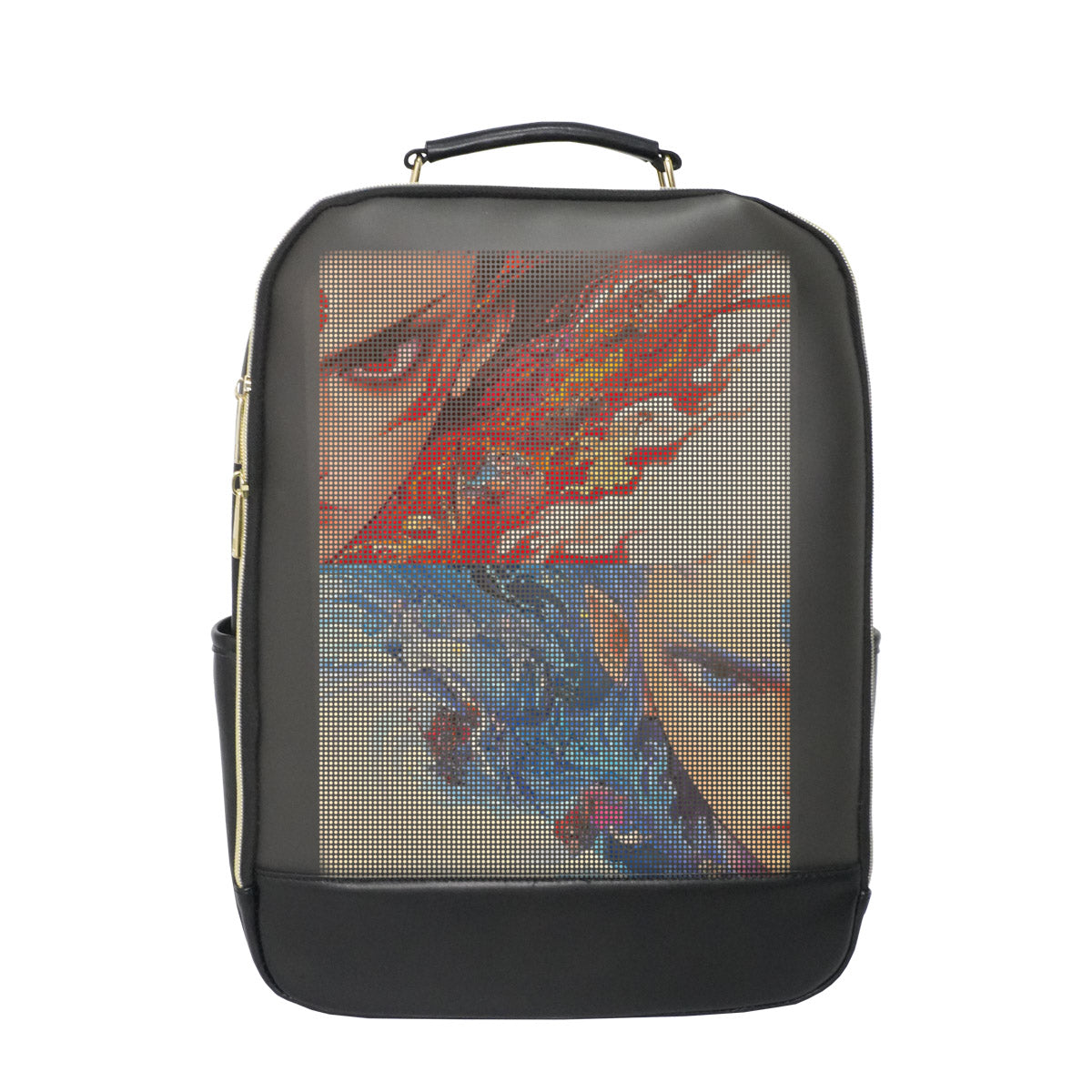 CRONY LED display backpack T8-2 Novelty Smart Style Laptop Backpack Creative Christmas Gift School Bag 2