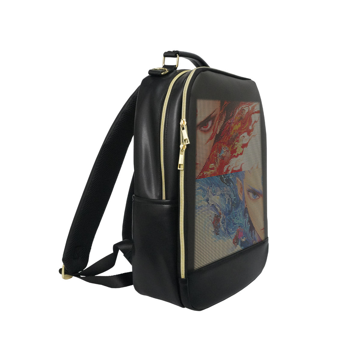 CRONY LED display backpack T8-2 Novelty Smart Style Laptop Backpack Creative Christmas Gift School Bag 2