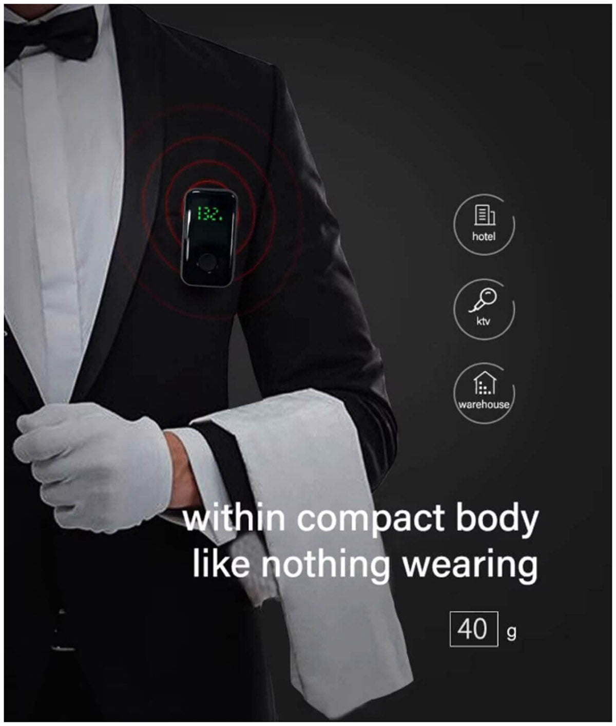CRONY TGK58mini TG -K58MINI TG-K58 walkie-talkie wireless ear hook mini two-way intercom earbud intercom Bluetooth restaurant hotel ear hook headset intercom