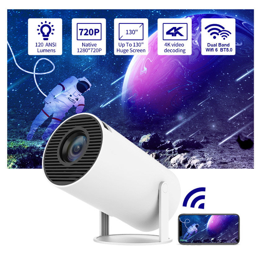 CRONY HY-300A Game projector 180° Automatic Focus Home Video Portable Projector