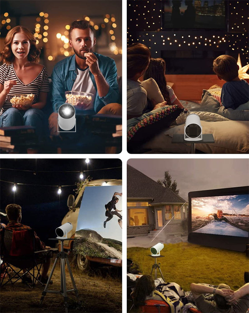 CRONY HY-300A Game projector 180° Automatic Focus Home Video Portable Projector