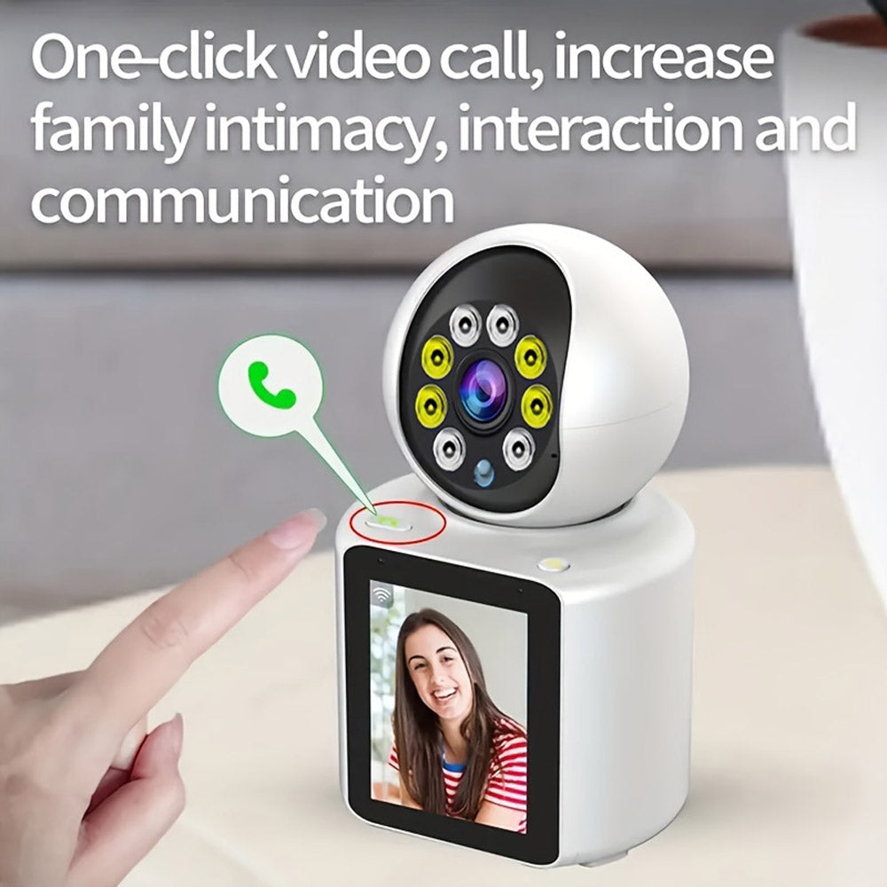 كروني IV-20 V360Pro تطبيق مكالمات فيديو 1080P كاميرا واي فاي عالية الدقة مكالمات فيديو بنقرة واحدة رؤية ليلية بالأشعة تحت الحمراء كاميرا مراقبة طفل بالفيديو