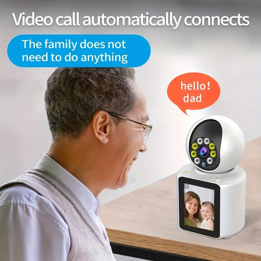 كروني IV-20 V360Pro تطبيق مكالمات فيديو 1080P كاميرا واي فاي عالية الدقة مكالمات فيديو بنقرة واحدة رؤية ليلية بالأشعة تحت الحمراء كاميرا مراقبة طفل بالفيديو