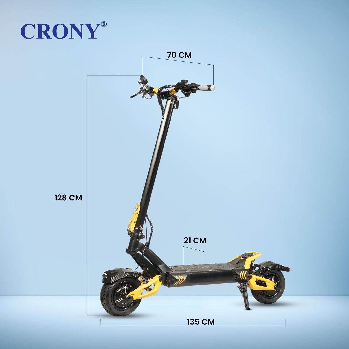 سكوتر كهربائي CRONY V8 للكبار قابل للطي E سكوتر