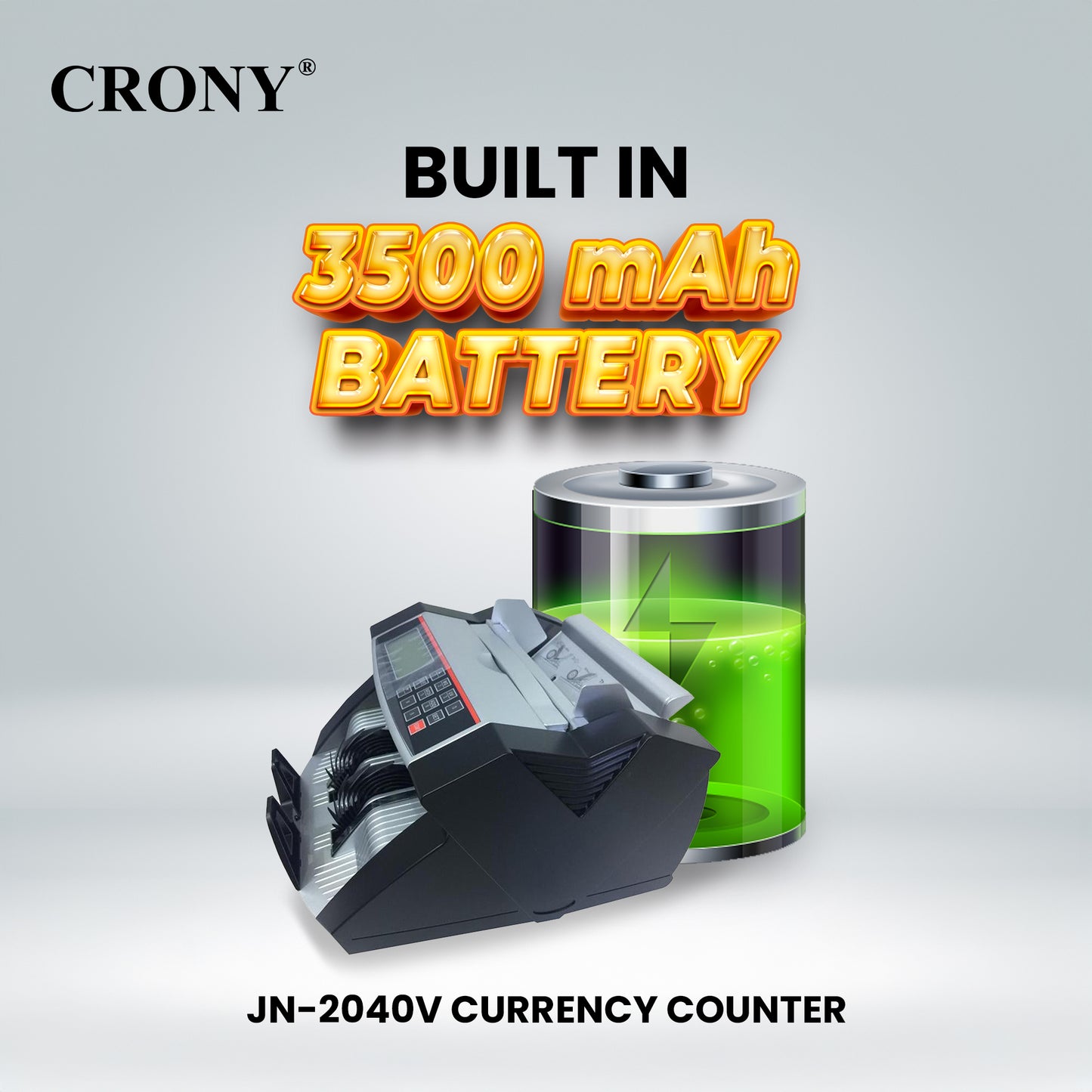 CRONY Banknote Verifiers JN-2040V Money Counter machine Banknote Verifiers