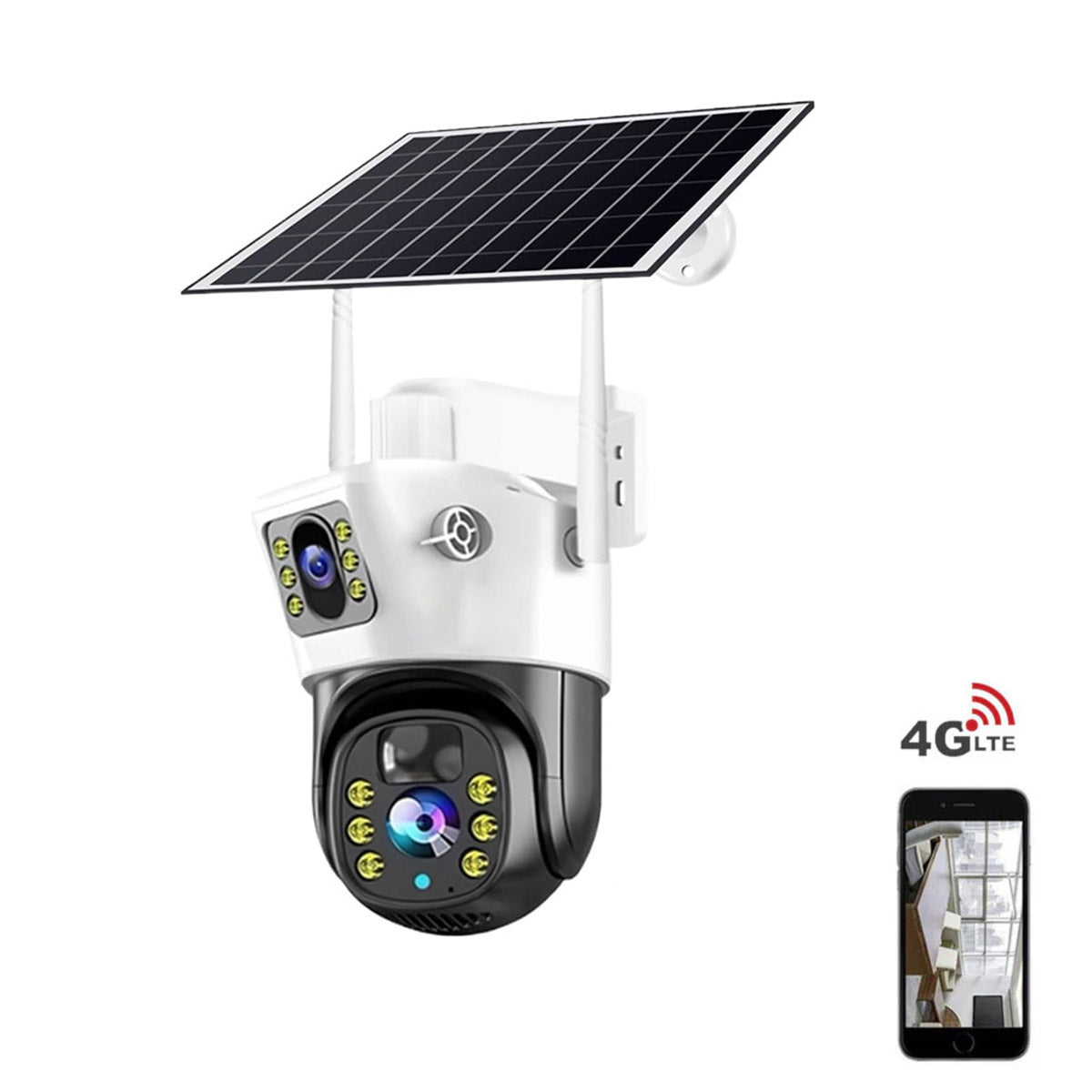 CRONY VCS09 4G WIFI solar camera Outdoor Security Cameras 4MP/8MP HD Wireless Outdoor Camera PTZ Solar IP Camera Built-in Battery Video Surveillance Cameras