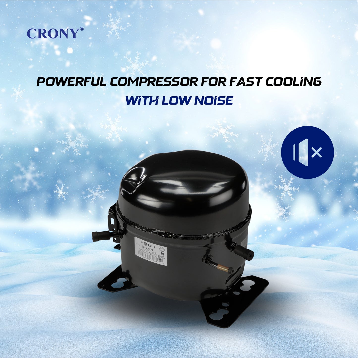 CRONY Car Refrigerator 9L-C9 compressor beauty mini fridge cosmetics skincare mobile cooler box
