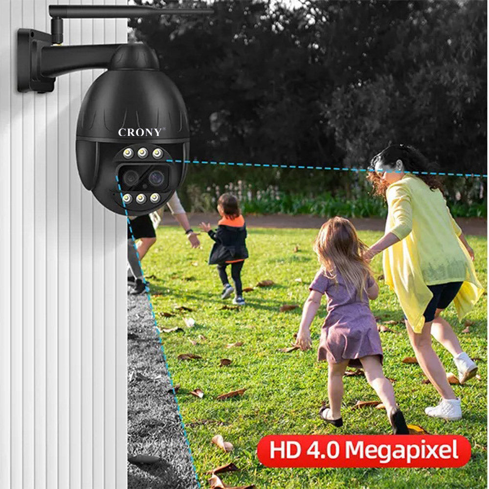 CRONY VST-DL26G-3IN1-4MP-10X 4G Camera Dual Lens 4K WiFi/Lan/4G GSM Pan Tilt Zoom Smart Security Camera