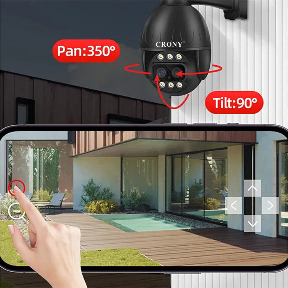 CRONY VST-DL26G-3IN1-4MP-10X 4G Camera Dual Lens 4K WiFi/Lan/4G GSM Pan Tilt Zoom Smart Security Camera