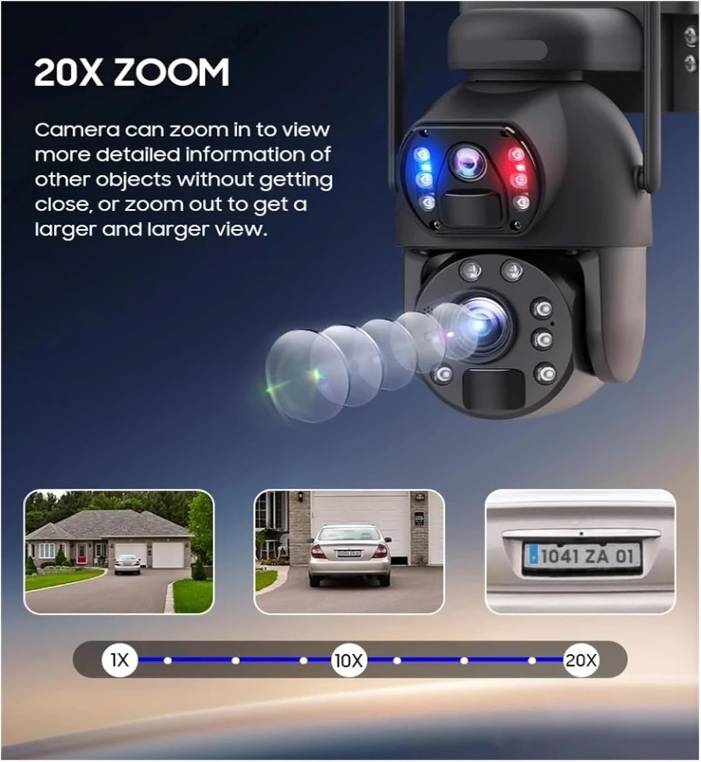 CRONY ST-598-8M-20X-4G Low power Solar Battery Camera