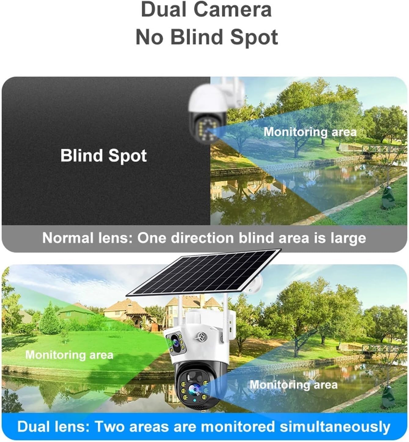 CRONY VCS09 4G WIFI solar camera Outdoor Security Cameras 4MP/8MP HD Wireless Outdoor Camera PTZ Solar IP Camera Built-in Battery Video Surveillance Cameras