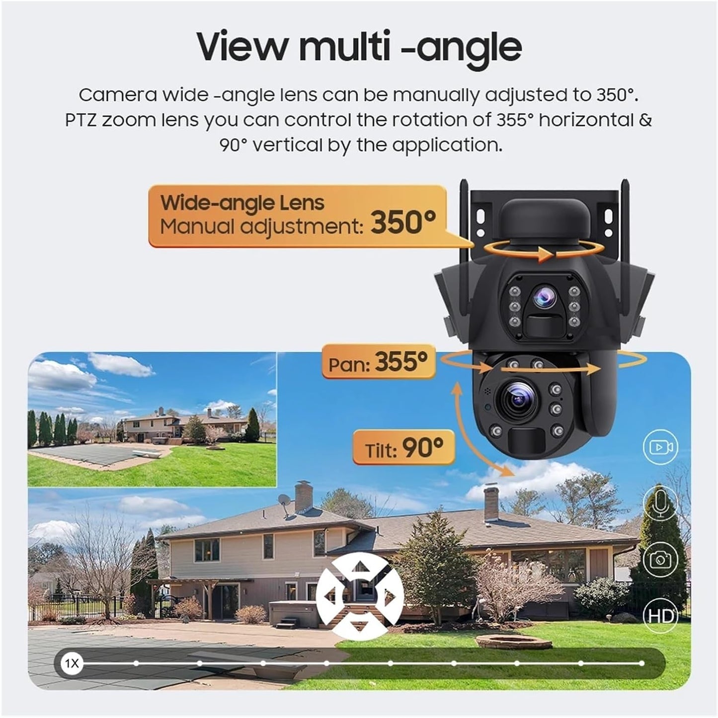 CRONY ST-598-8M-20X-4G Low power Solar Battery Camera