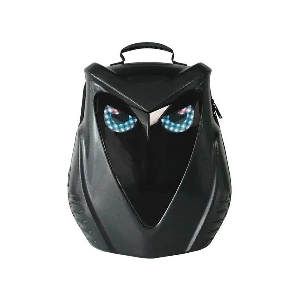 CRONY Owl LED Display Backpack Owl LED Eyes Motor Backpack, Backpack, Phone Control Screen Bag, Scooter Bag Bring AD