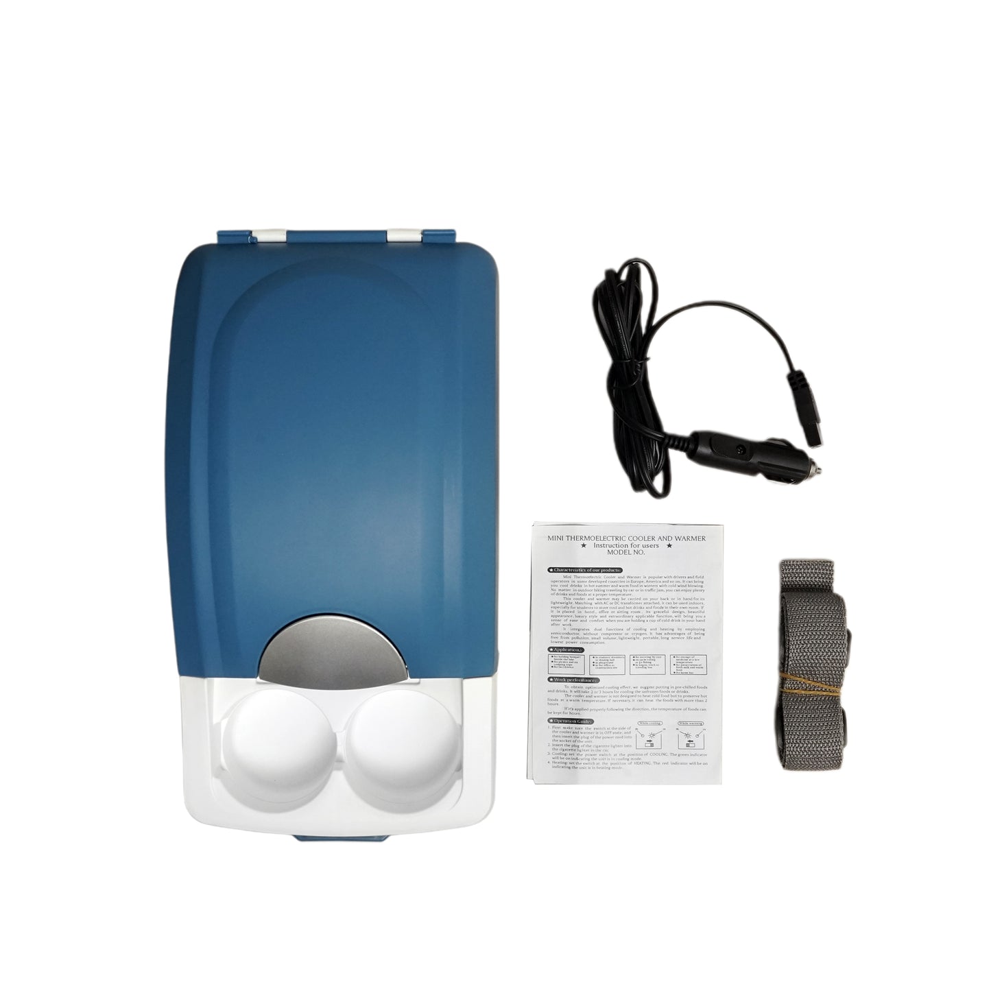 CRONY Car Icebox 8L Low Noise Compact Refrigerators Mini Fridge Portable Cooler Car Refrigerator