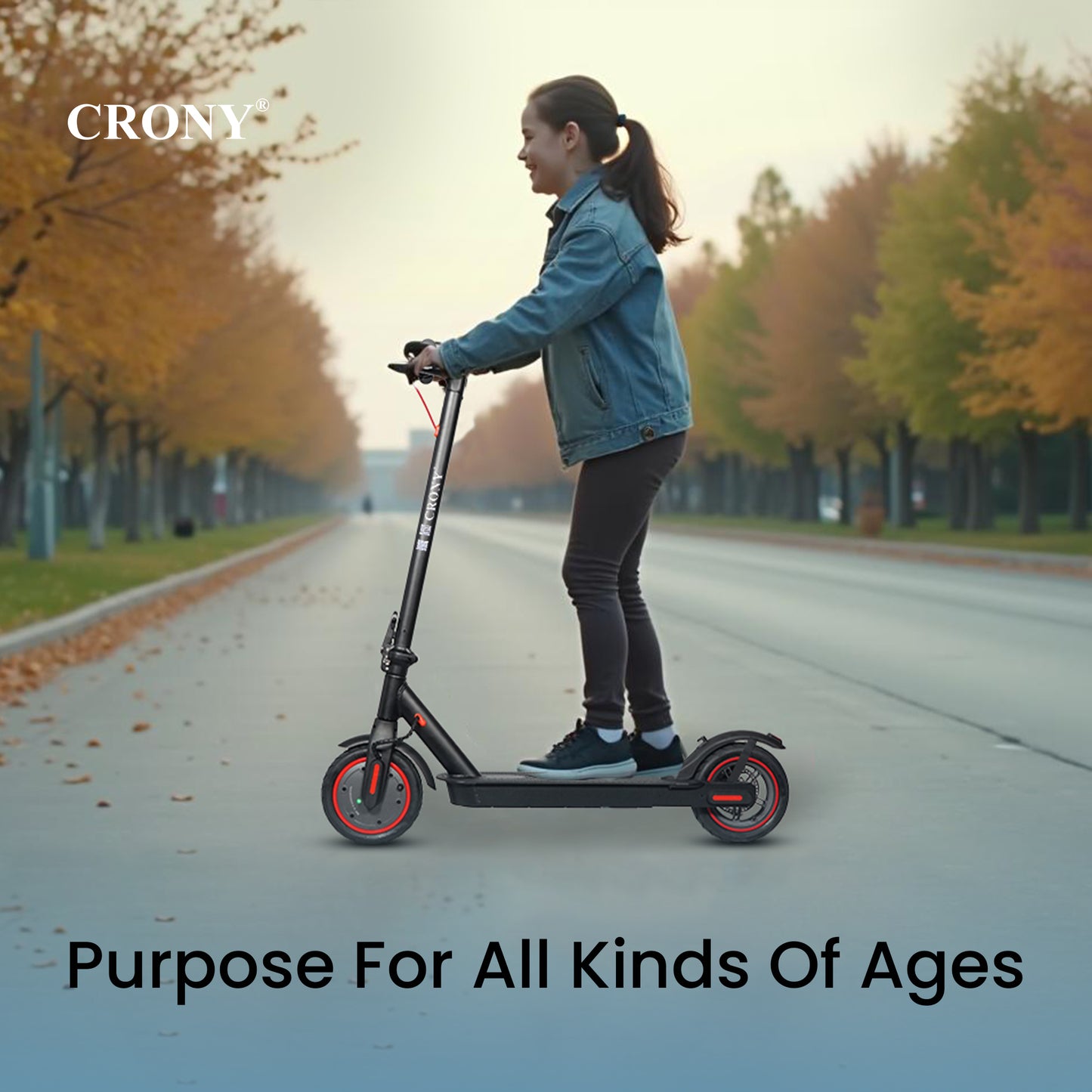 CRONY M365 Foldable Electric Scooter Lightweight Scooter for Adults Kids