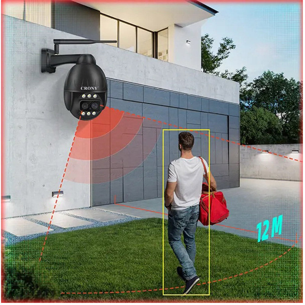 CRONY VST-DL26G-3IN1-4MP-10X 4G Camera Dual Lens 4K WiFi/Lan/4G GSM Pan Tilt Zoom Smart Security Camera