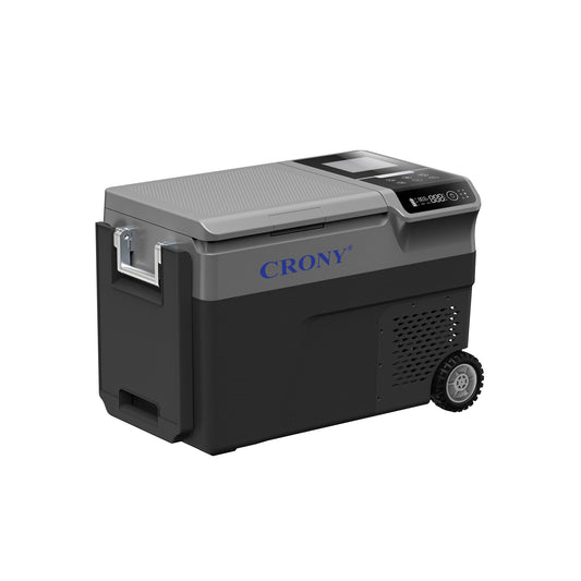 صانع ثلج CRONY B35IM ثلاجة بعجلات رافعة 38 لتر صانع ثلج محمول ومجمد