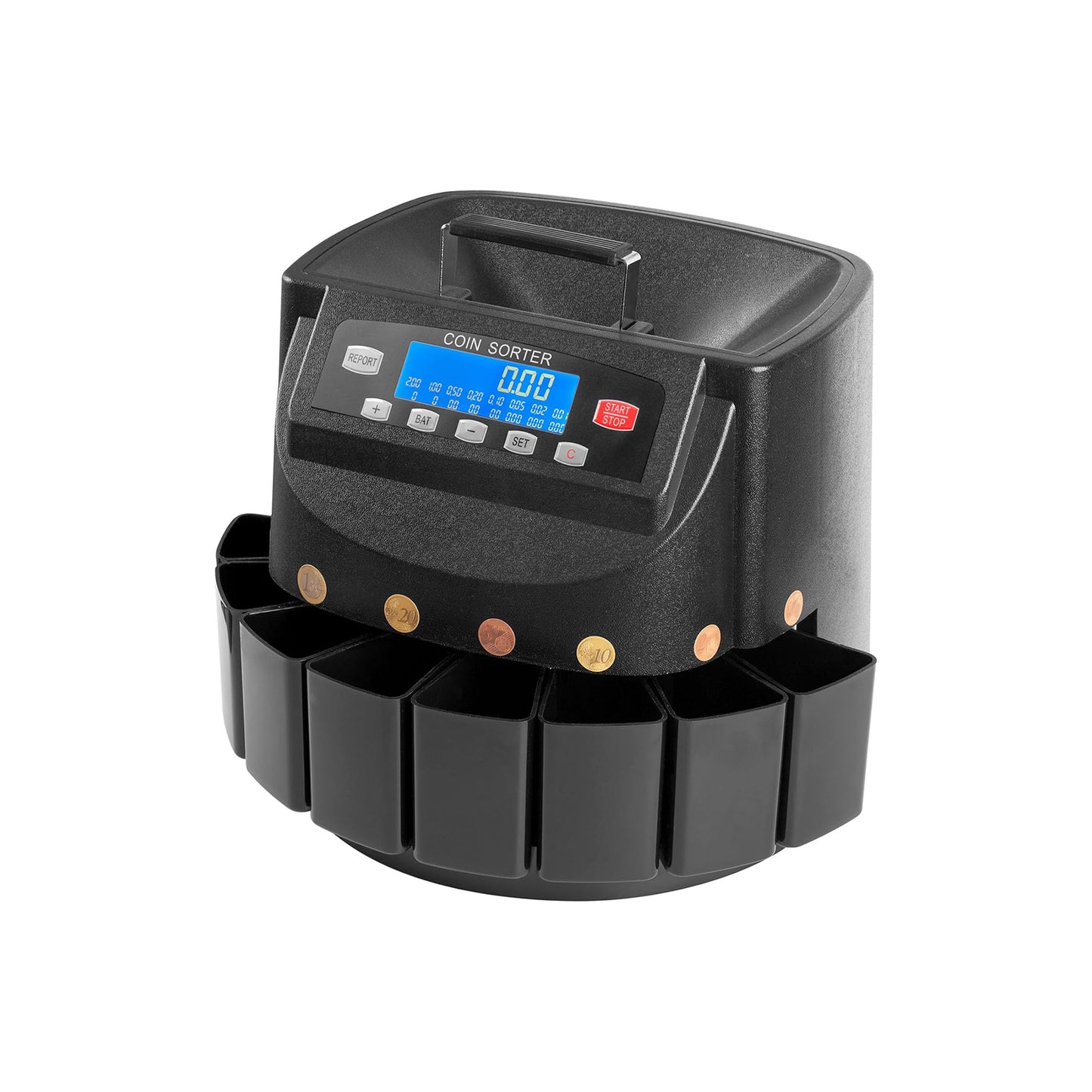 CRONY Banknote Verifiers CN-550 Coin counting machine LCD screen coin sorting machine Export coin counting machine Money Counter
