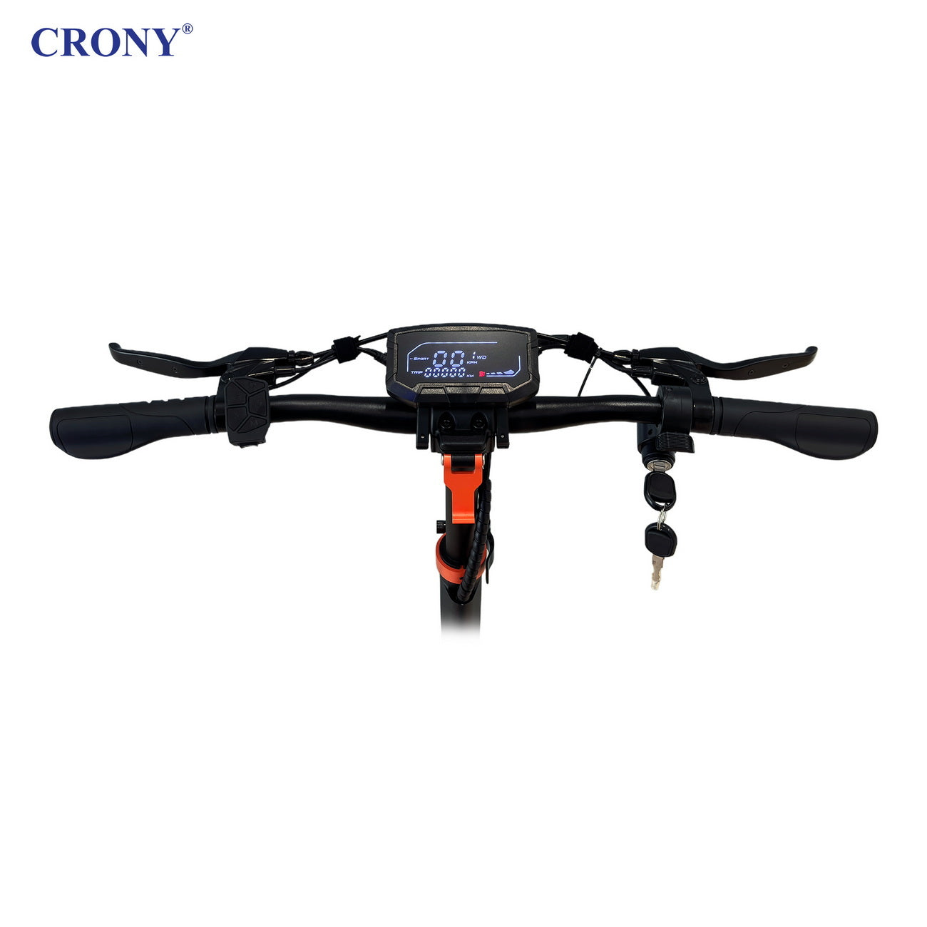 سكوتر كهربائي CRONY D2 Pro تعليق مزدوج إطار من الألمنيوم شاشة LCD بلوتوث تطبيق قابل للطي للكبار سكوتر كهربائي E