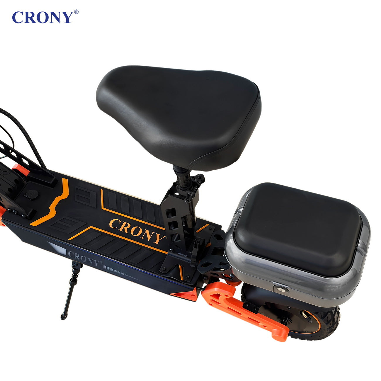 سكوتر كهربائي CRONY D2 Pro تعليق مزدوج إطار من الألمنيوم شاشة LCD بلوتوث تطبيق قابل للطي للكبار سكوتر كهربائي E