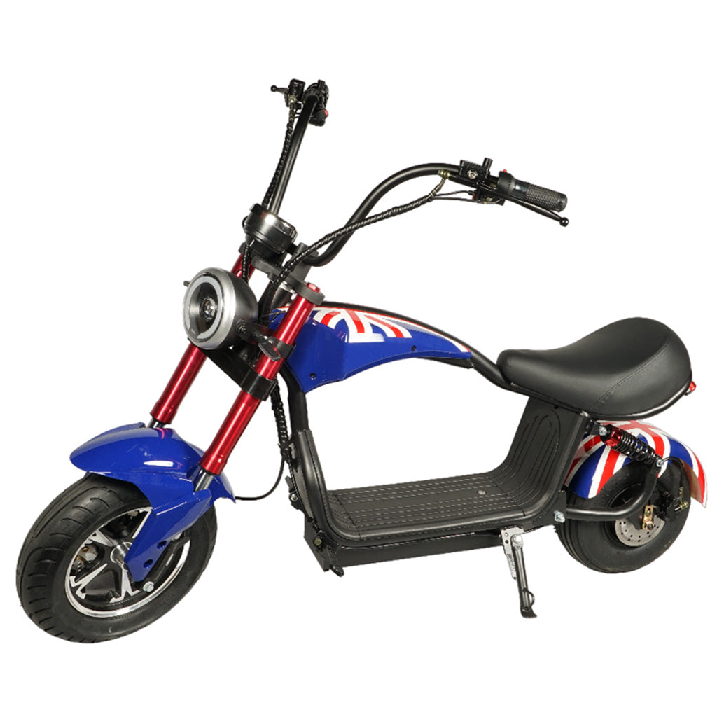 CRONY Small X1 Harley Car Electric bicycle Ebike Harley Car Electric Scooter LCD Display Detachable Battery