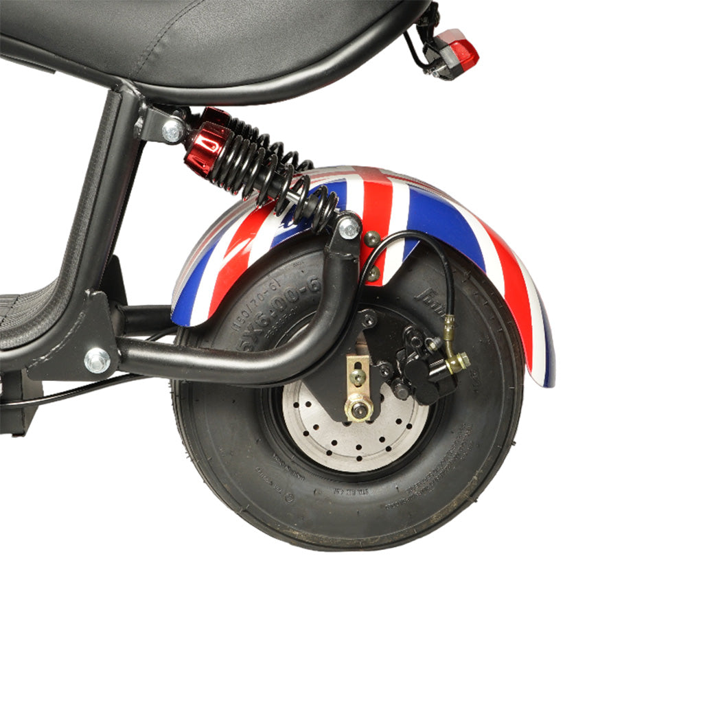 CRONY Small X1 Harley Car Electric bicycle Ebike Harley Car Electric Scooter LCD Display Detachable Battery