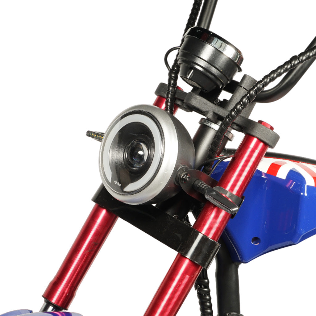 CRONY Small X1 Harley Car Electric bicycle Ebike Harley Car Electric Scooter LCD Display Detachable Battery