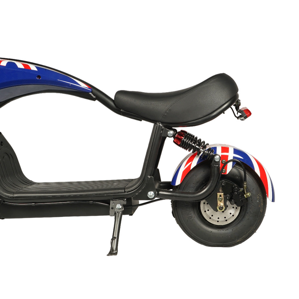 CRONY Small X1 Harley Car Electric bicycle Ebike Harley Car Electric Scooter LCD Display Detachable Battery