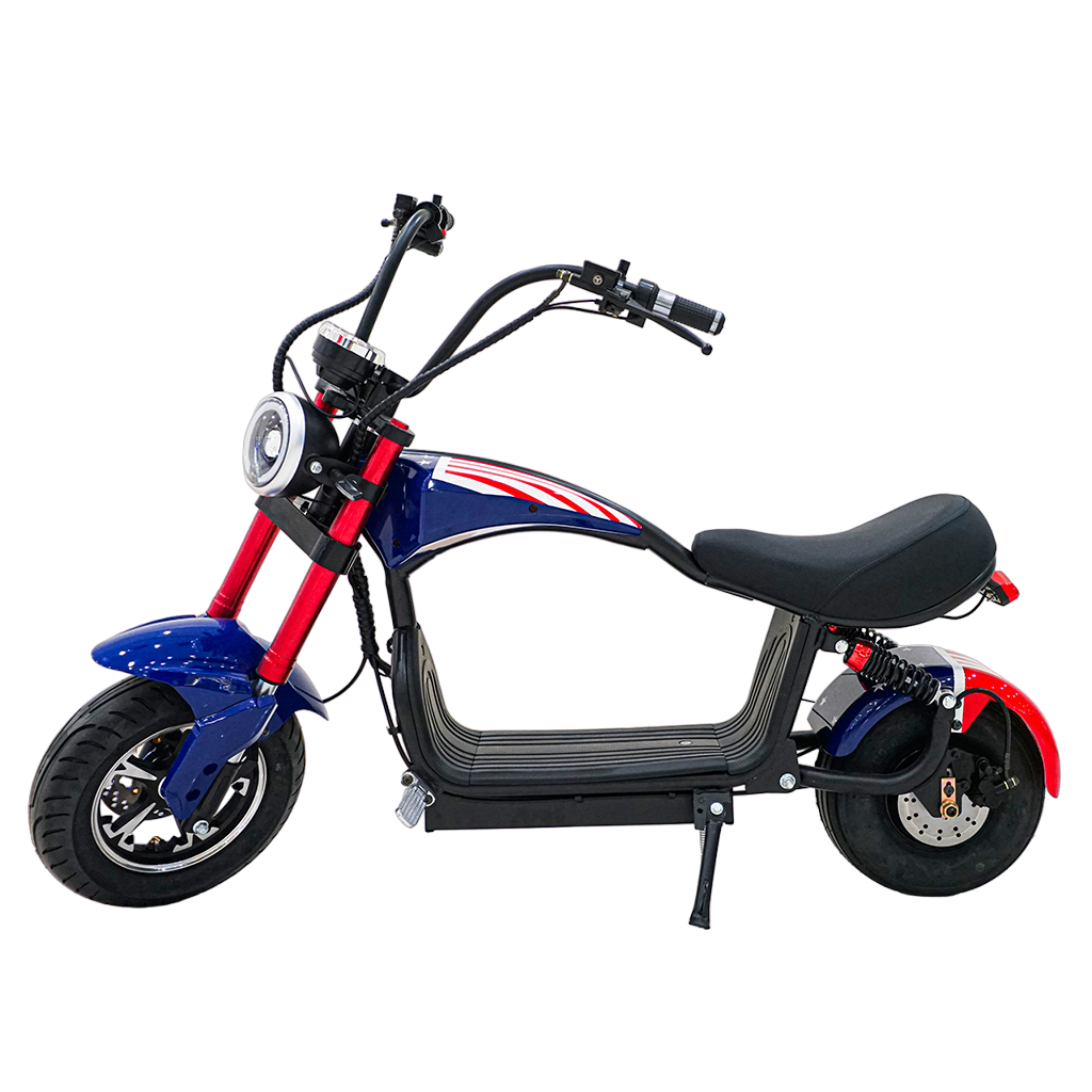 CRONY Small X1 Harley Car Electric bicycle Ebike Harley Car Electric Scooter LCD Display Detachable Battery