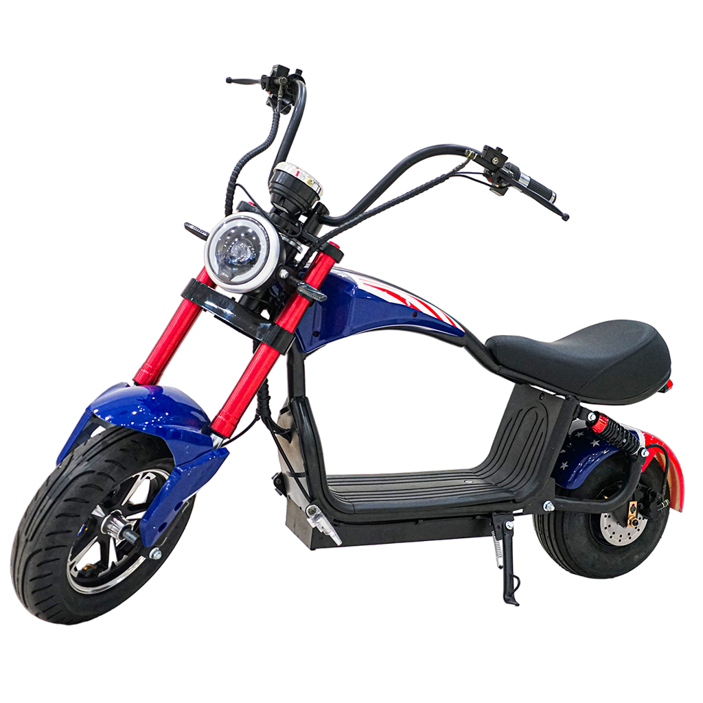 CRONY Small X1 Harley Car Electric bicycle Ebike Harley Car Electric Scooter LCD Display Detachable Battery