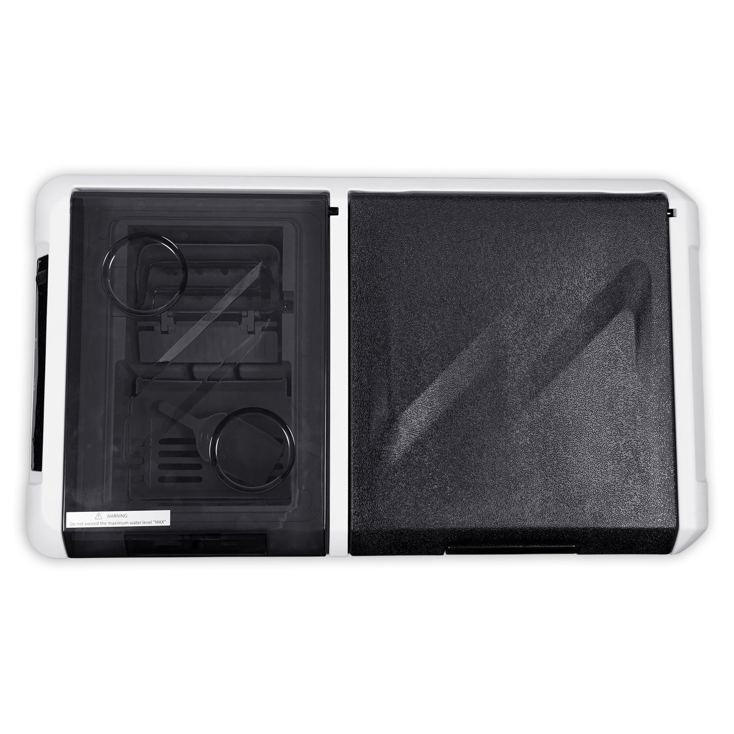CRONY IC36 36L Home and Car Vehicle Refrigerator With Ice Machine Bottle Opener Cup Holder Car Battery Protection