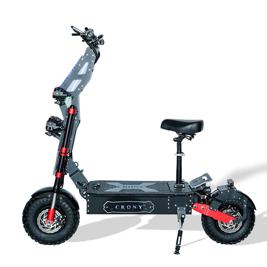 CRONY X7 Electric Scooter Disc Brakes Front/Rear Suspension High configuration E-Scooter