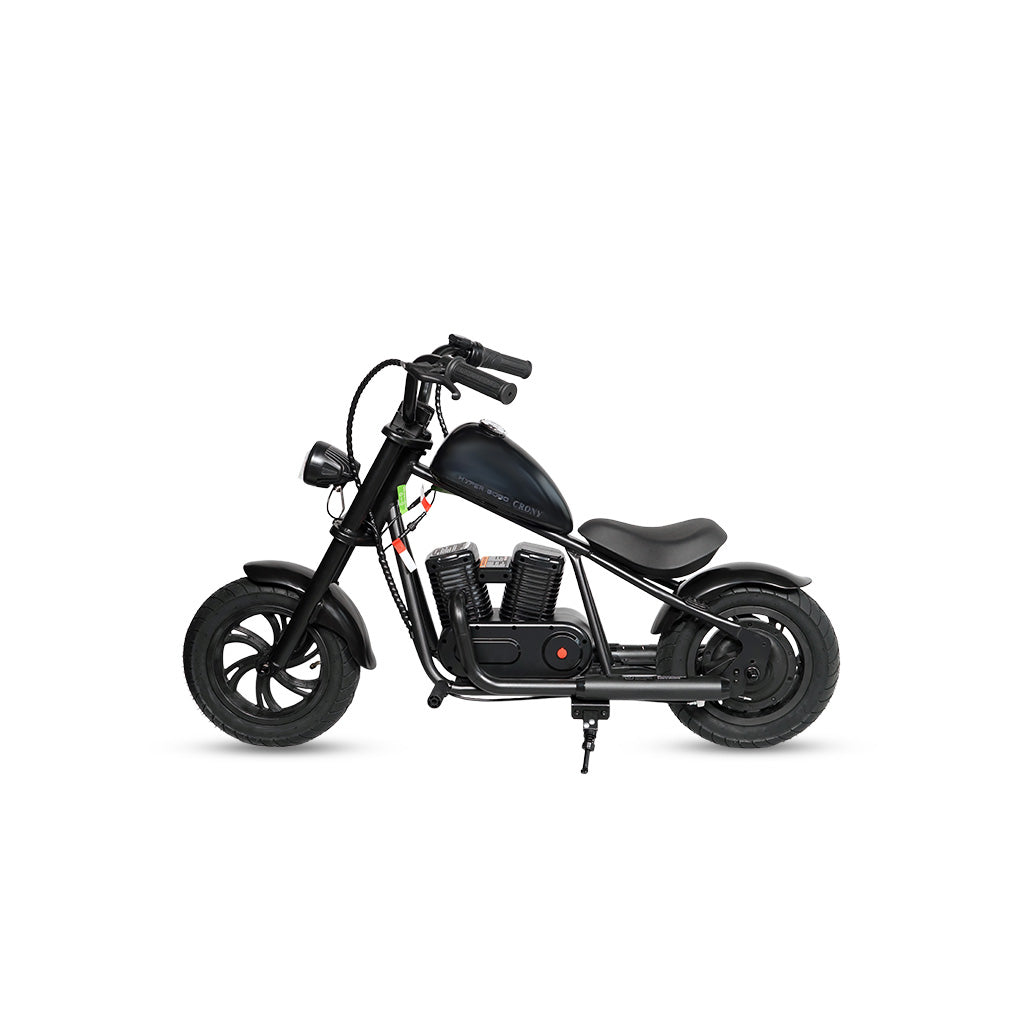 CRONY EL-MB03P Children Harley black plating With APP Bluetooth sounds and fake smoke LED light