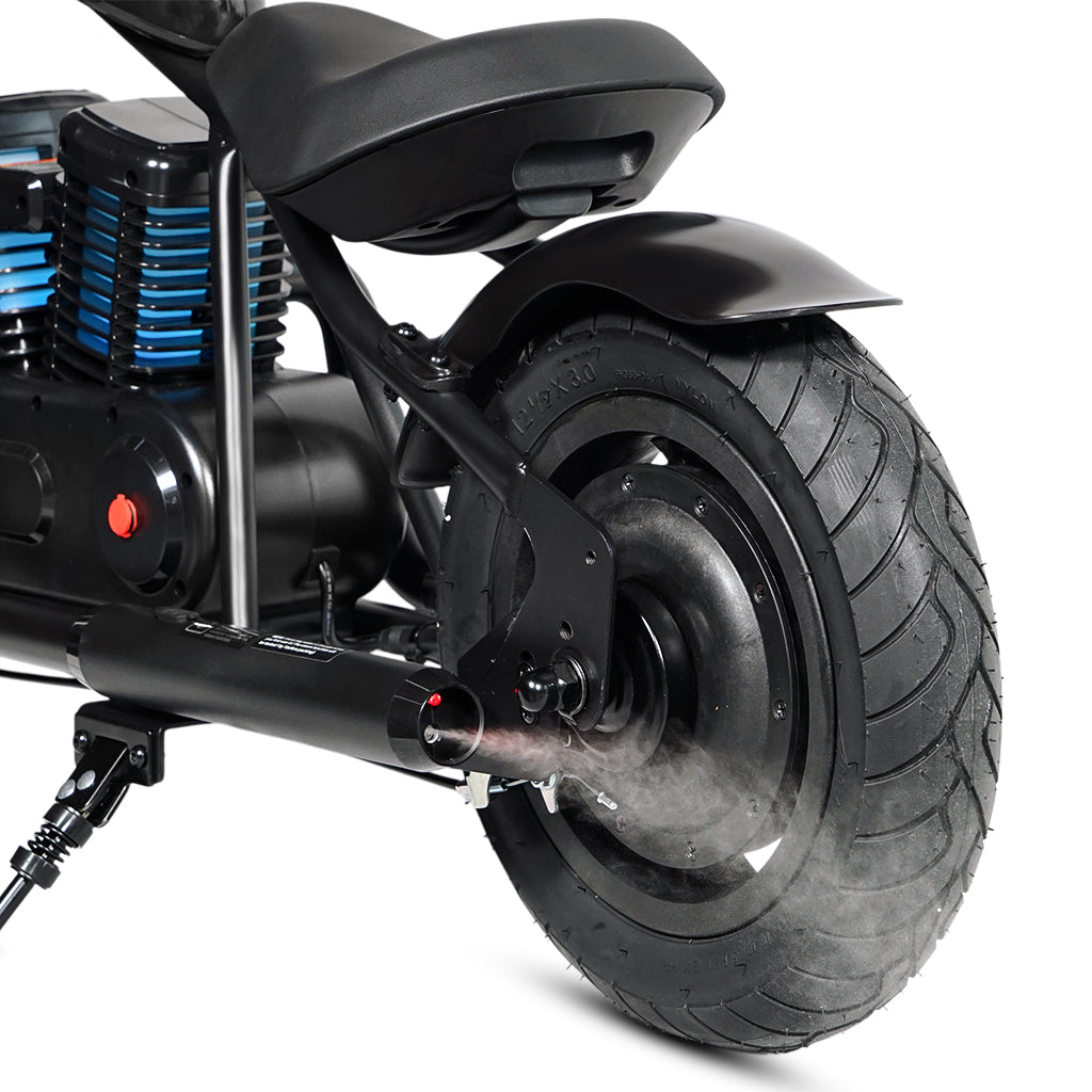 CRONY EL-MB03P Children Harley black plating With APP Bluetooth sounds and fake smoke LED light