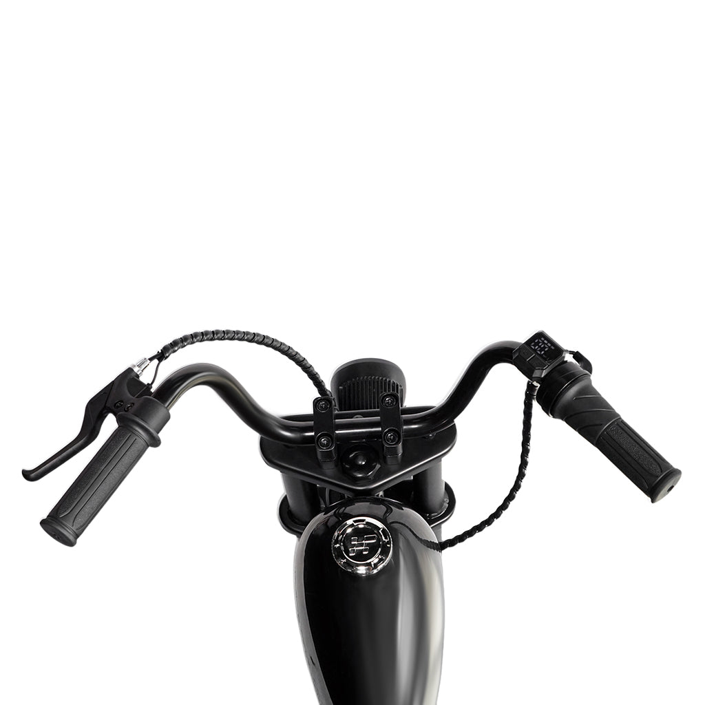 CRONY EL-MB03P Children Harley black plating With APP Bluetooth sounds and fake smoke LED light