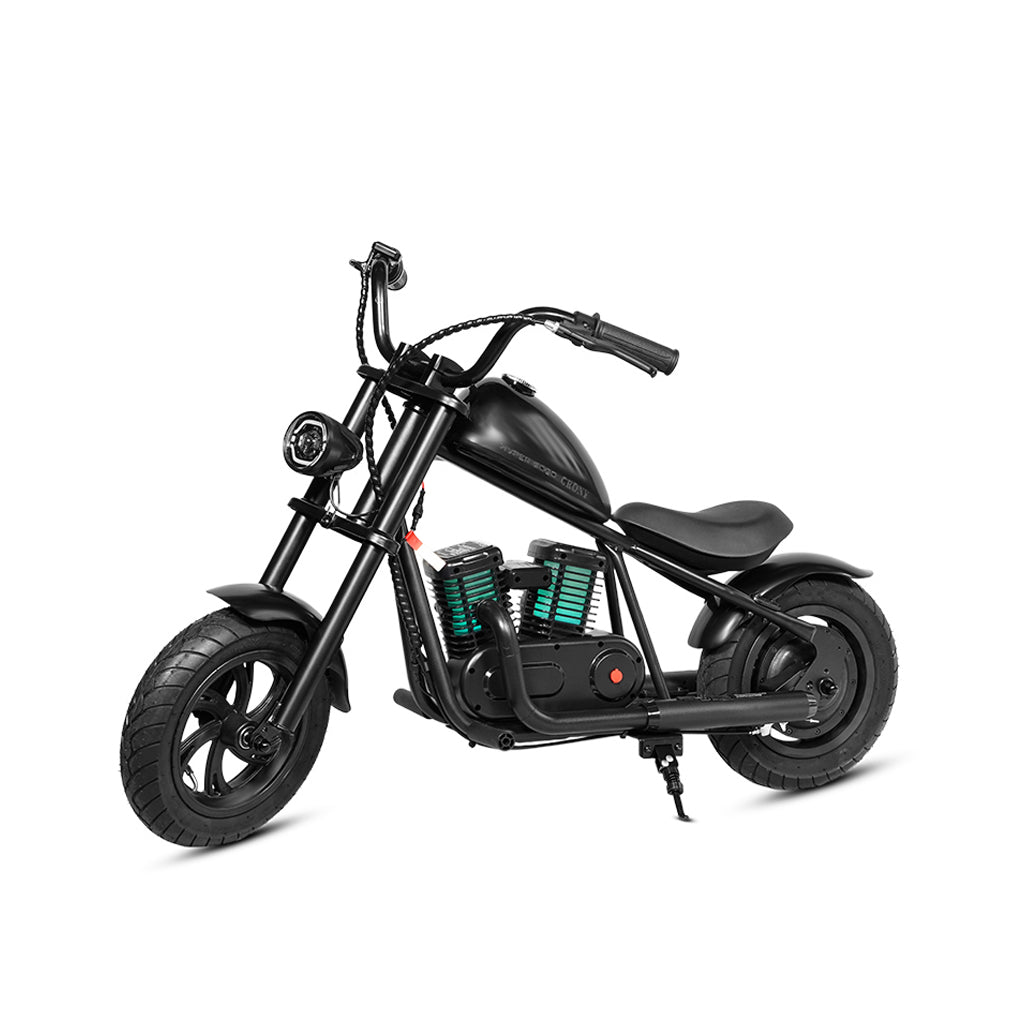 CRONY EL-MB03P Children Harley black plating With APP Bluetooth sounds and fake smoke LED light