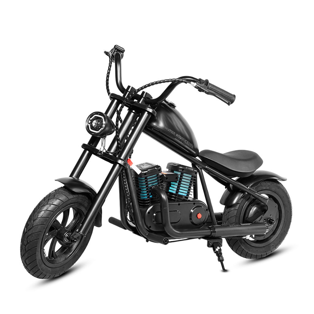 CRONY EL-MB03P Children Harley black plating With APP Bluetooth sounds and fake smoke LED light