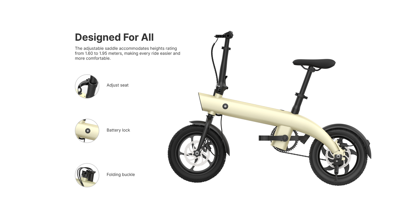 CRONY H2 Electric Scooter 250W Adult Commuter E Bike