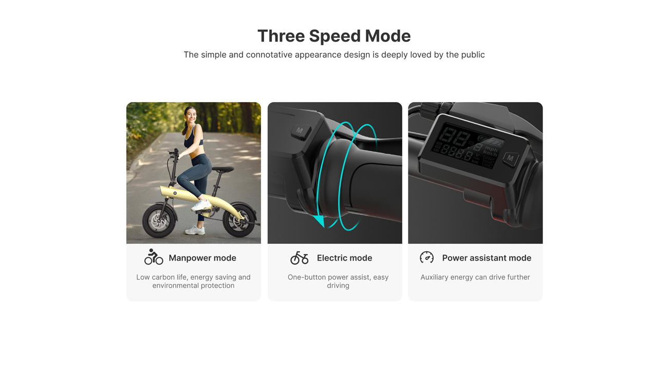 CRONY H2 Electric Scooter 250W Adult Commuter E Bike