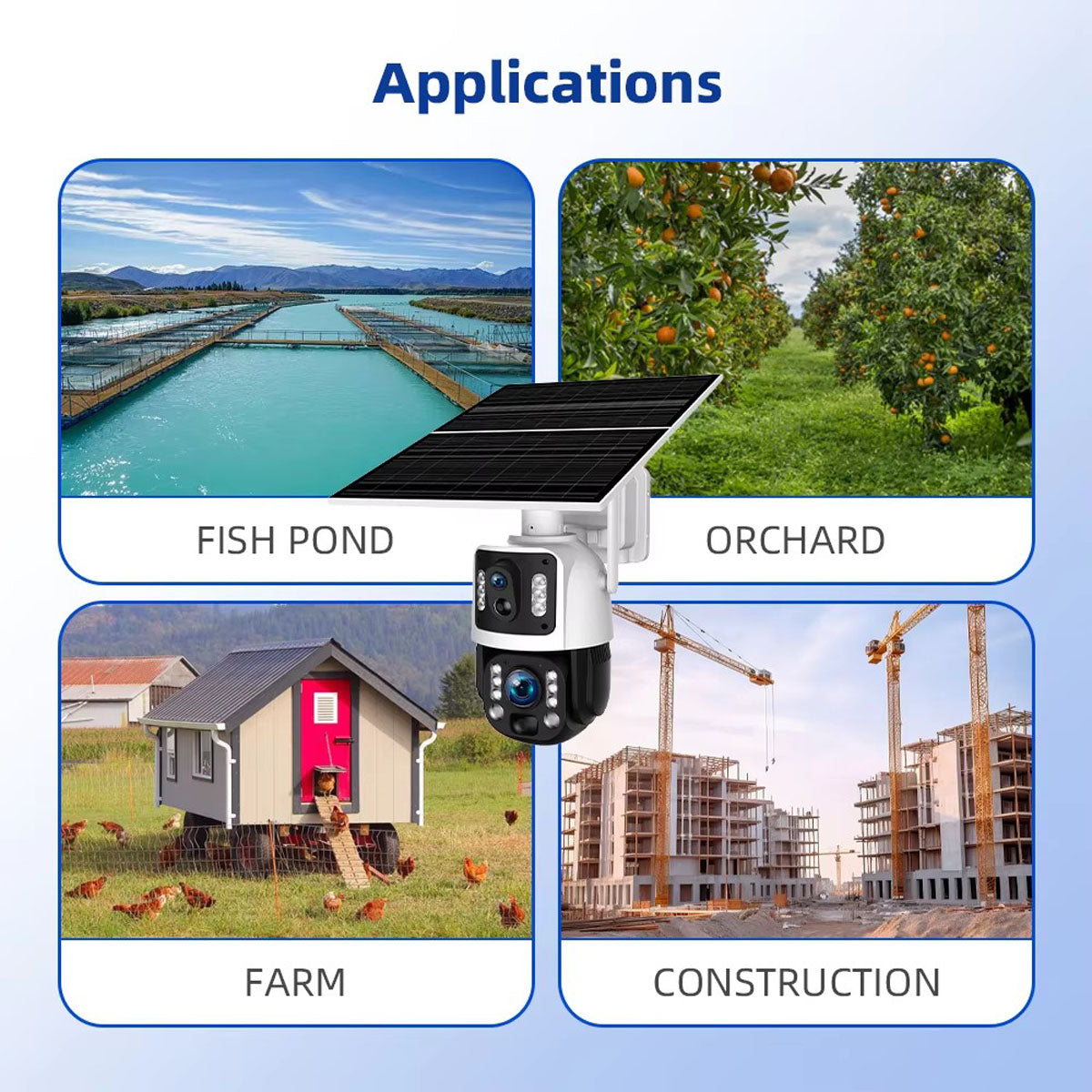 CRONY RBX-SD500 50X Low power 4G solar camera Outdoor Security with Full Color Night Vision Motion Tracking Human Detection