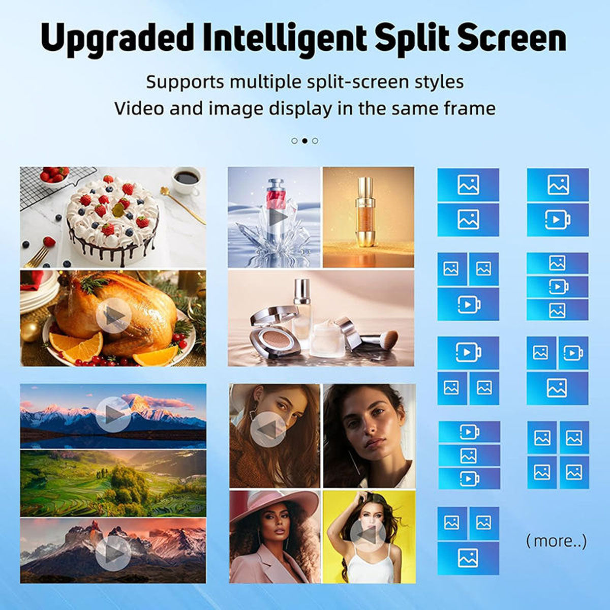 CRONY TX55-2 55inch Advertising machine LCD Totem Display Kiosk Touch Screen Floor-Standing Advertising Video Player