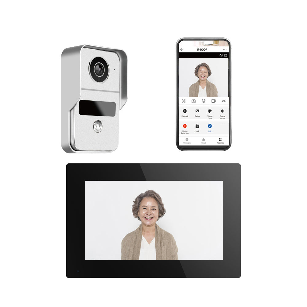 CRONY 10-inch HD IP Video doorphone touch indoor monitor wifi video door phone intercom system